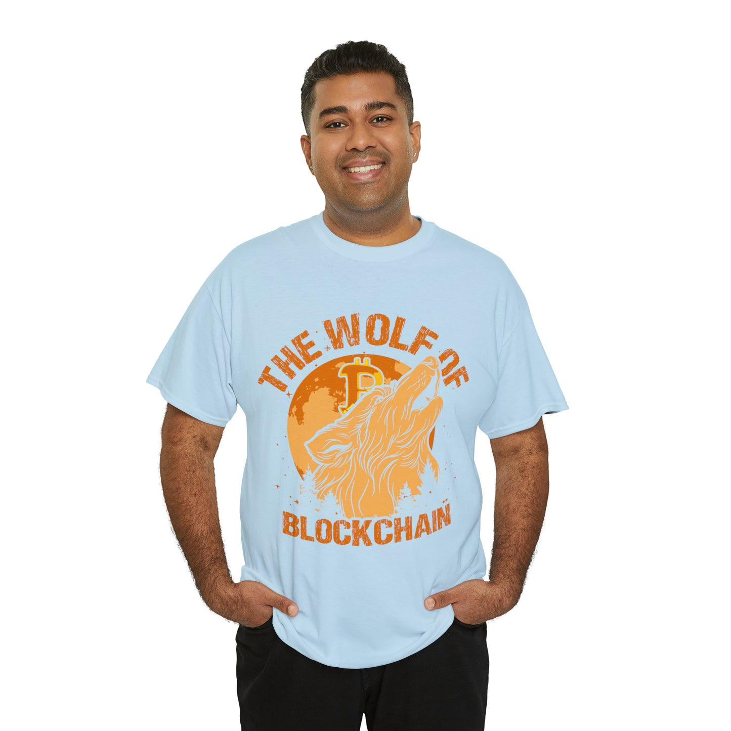 "The Wolf Of Blockchain" T-Shirt - Weave Got Gifts - Unique Gifts You Won’t Find Anywhere Else!