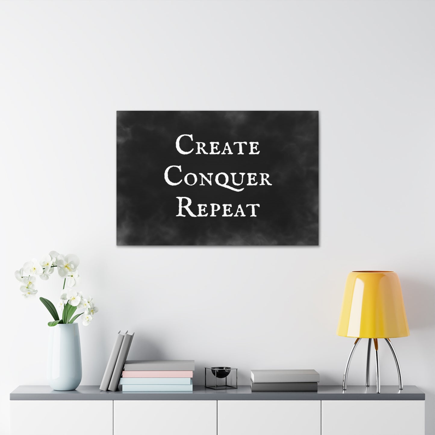 "Create Conquer Repeat" Wall Art - Weave Got Gifts - Unique Gifts You Won’t Find Anywhere Else!