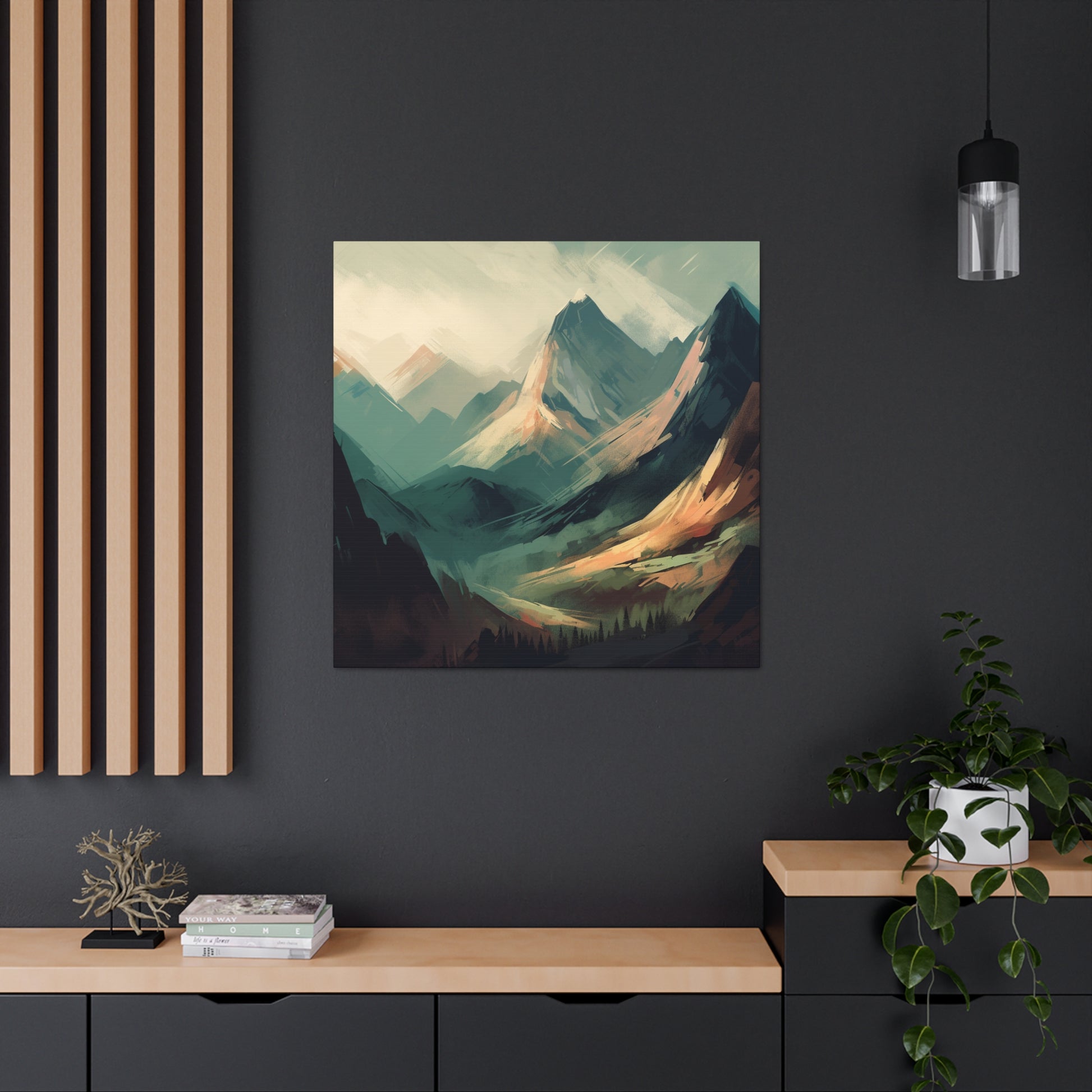 "Colorful Mountains" Wall Art - Weave Got Gifts - Unique Gifts You Won’t Find Anywhere Else!