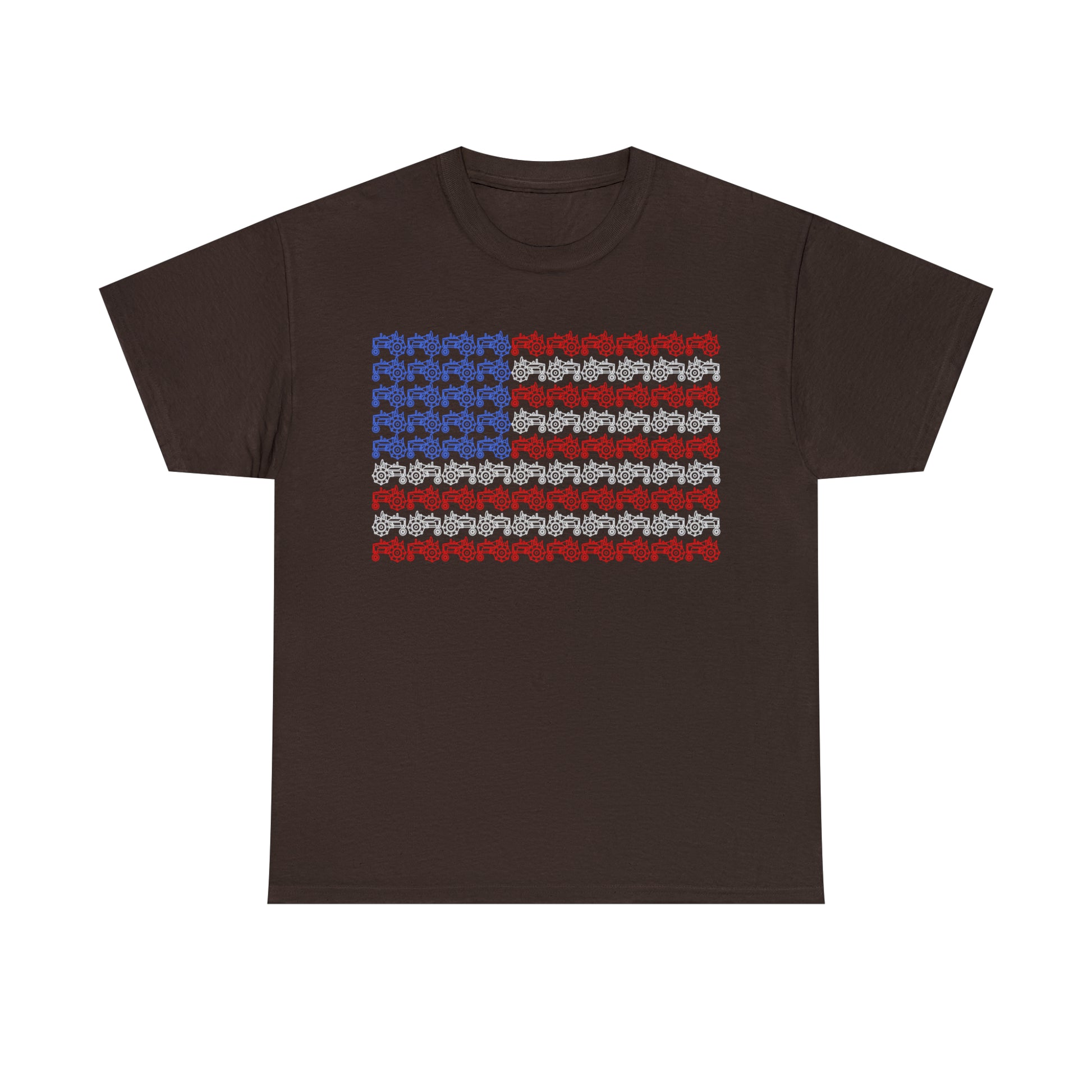 "American Flag Tractors" T-Shirt - Weave Got Gifts - Unique Gifts You Won’t Find Anywhere Else!