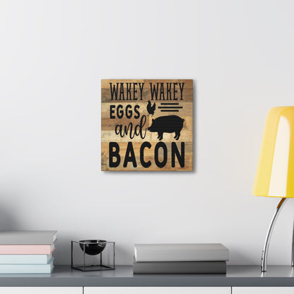 "Wakey Wakey Eggs And Bacon" Wall Art - Weave Got Gifts - Unique Gifts You Won’t Find Anywhere Else!