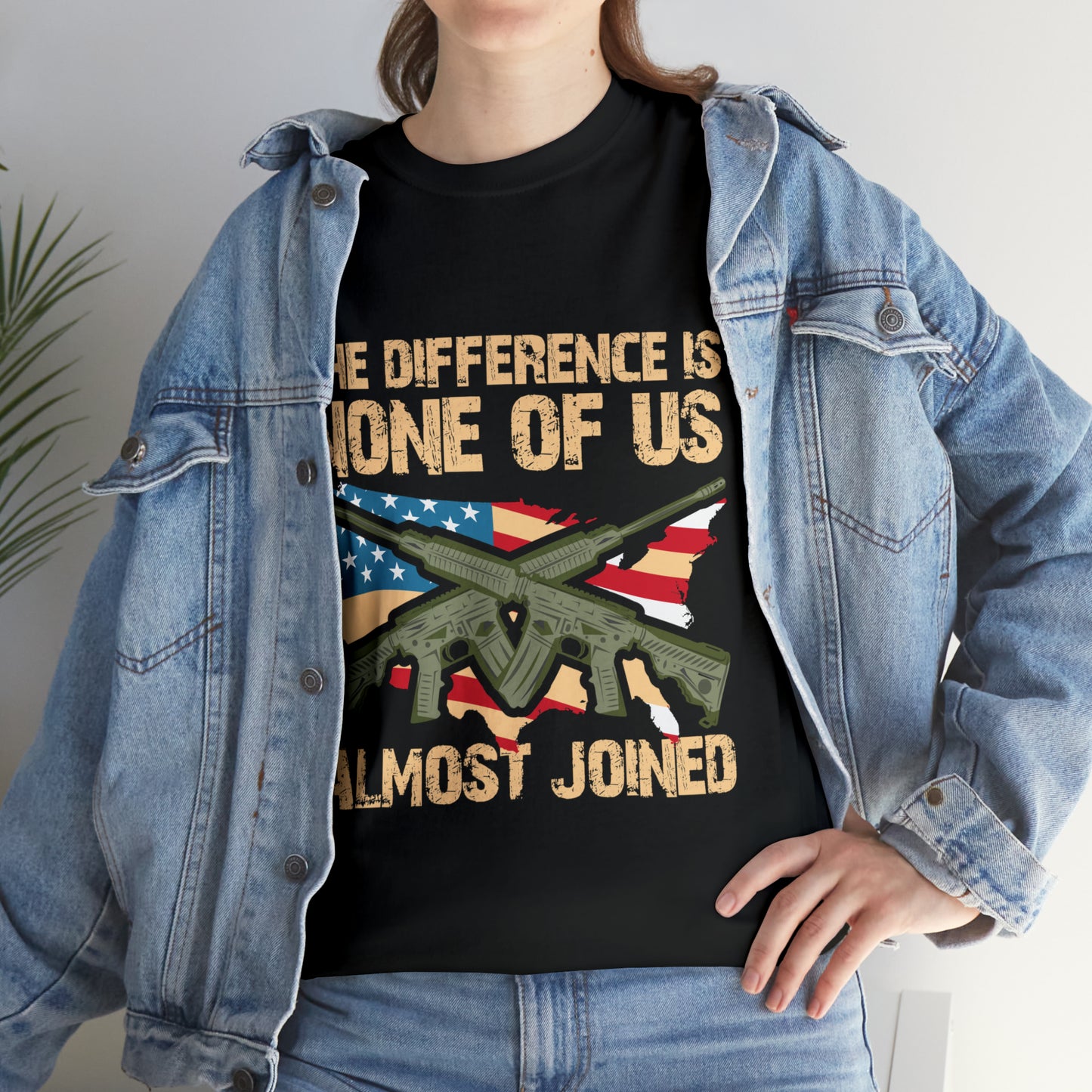 "None Of Us Almost Joined" Veteran T-Shirt - Weave Got Gifts - Unique Gifts You Won’t Find Anywhere Else!