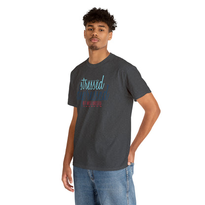 "Stressed, Depressed, But Well Dressed" T-Shirt - Weave Got Gifts - Unique Gifts You Won’t Find Anywhere Else!