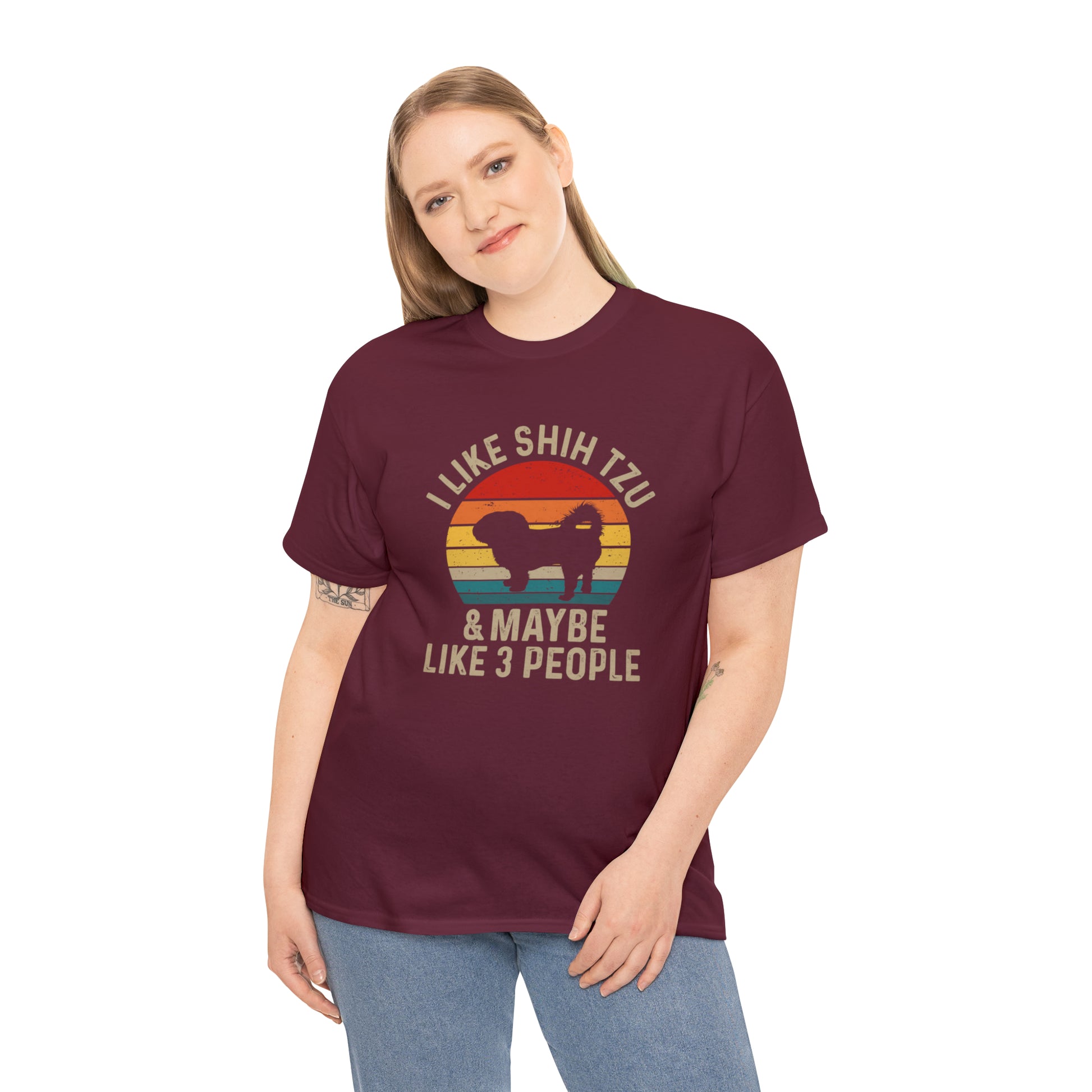 "I Like Shih-Tzu & Maybe Like 3 People" T-Shirt - Weave Got Gifts - Unique Gifts You Won’t Find Anywhere Else!