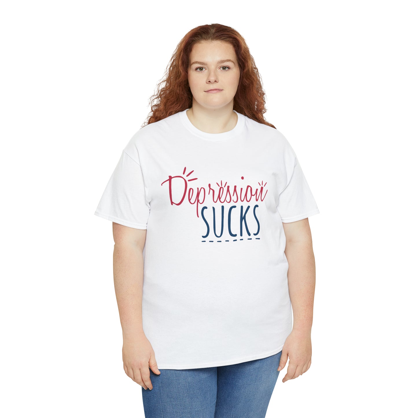 "Depression Sucks" T-Shirt - Weave Got Gifts - Unique Gifts You Won’t Find Anywhere Else!