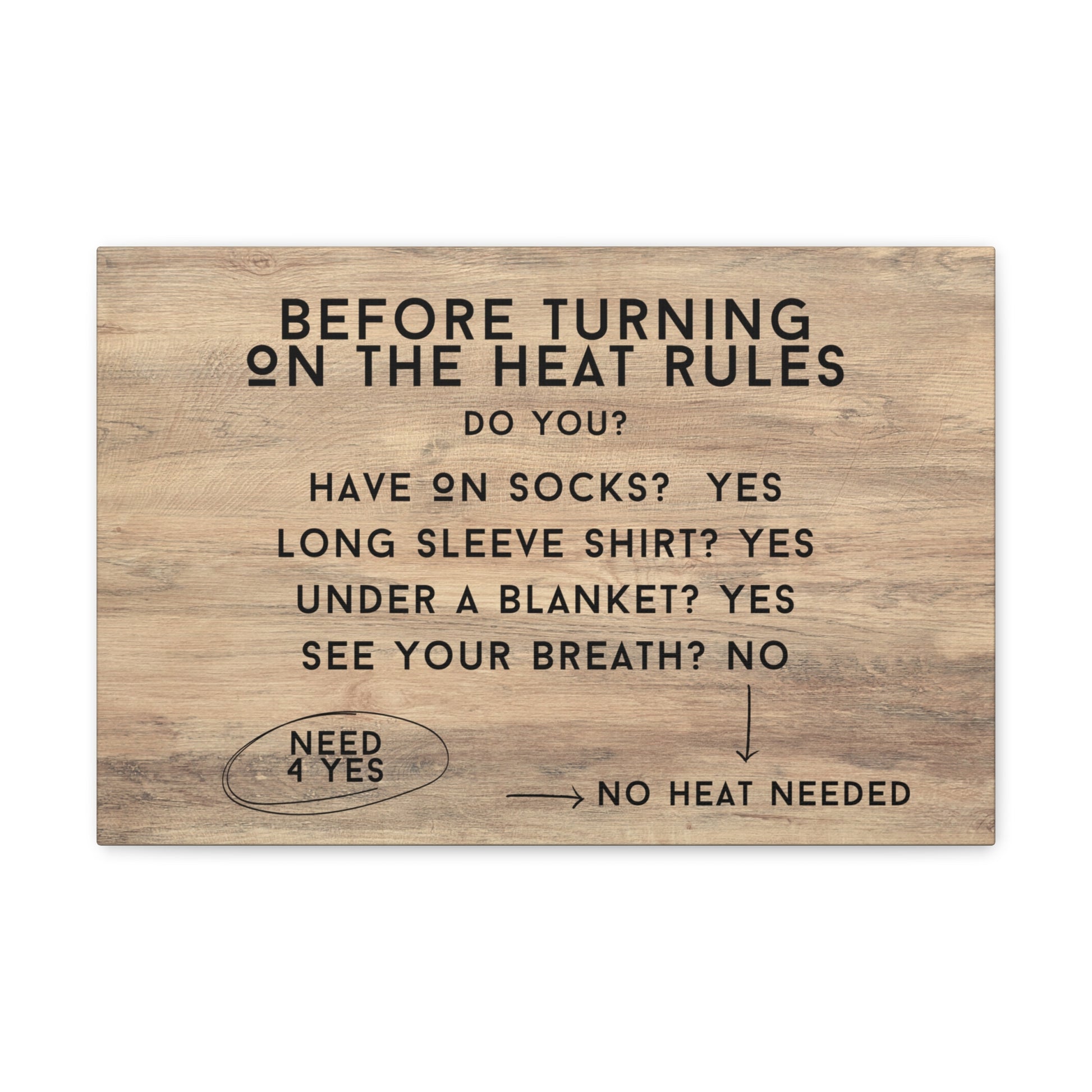 "Before Turning On That Heat" Wall Art - Weave Got Gifts - Unique Gifts You Won’t Find Anywhere Else!