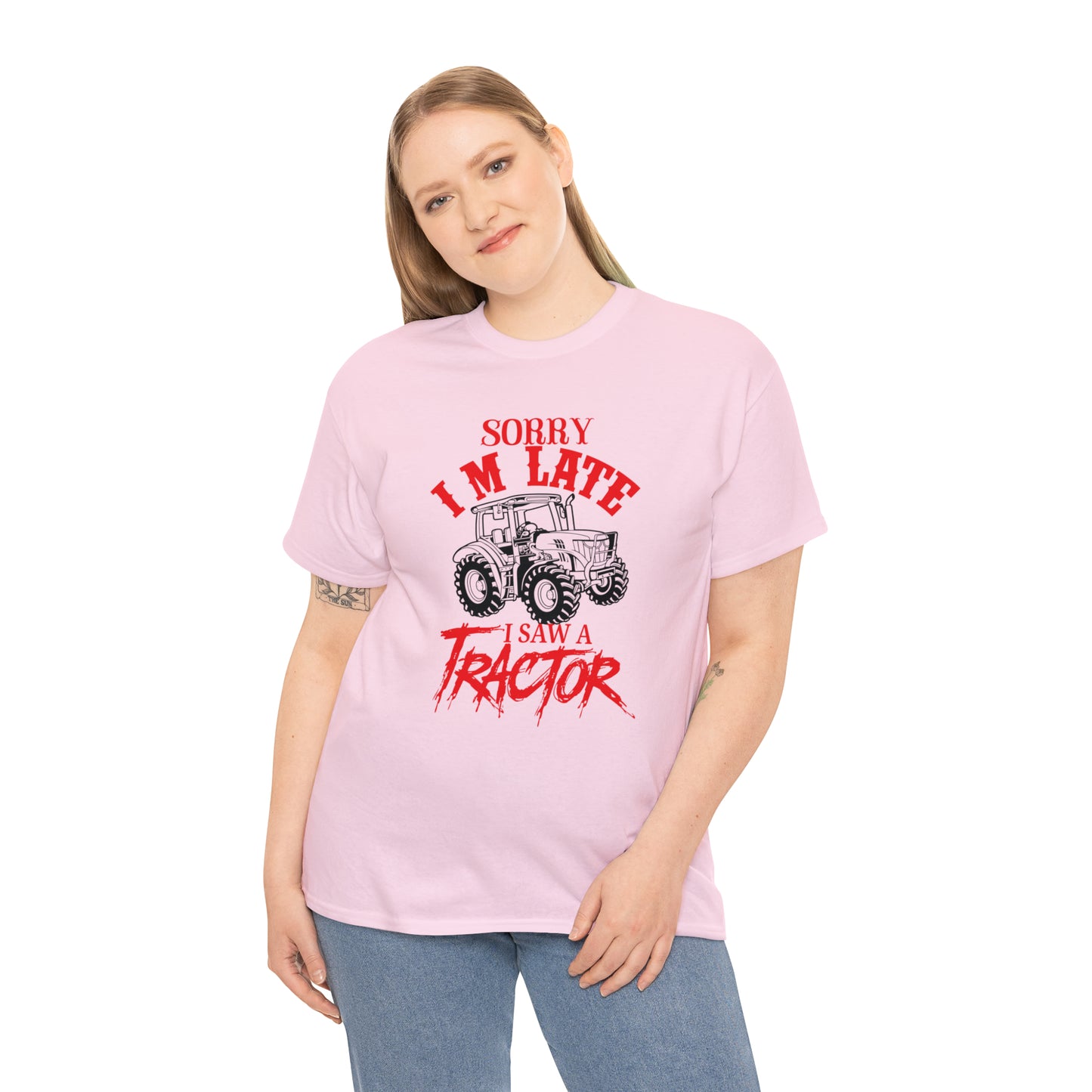 "Sorry I'm Late, I Saw A Tractor" T-Shirt - Weave Got Gifts - Unique Gifts You Won’t Find Anywhere Else!