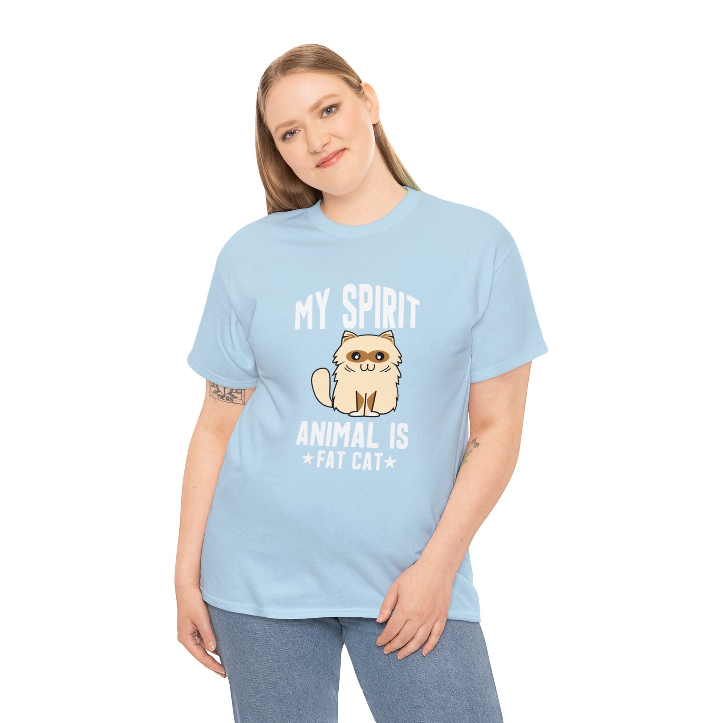 "Fat Cat Spirit Animal" T-Shirt - Weave Got Gifts - Unique Gifts You Won’t Find Anywhere Else!