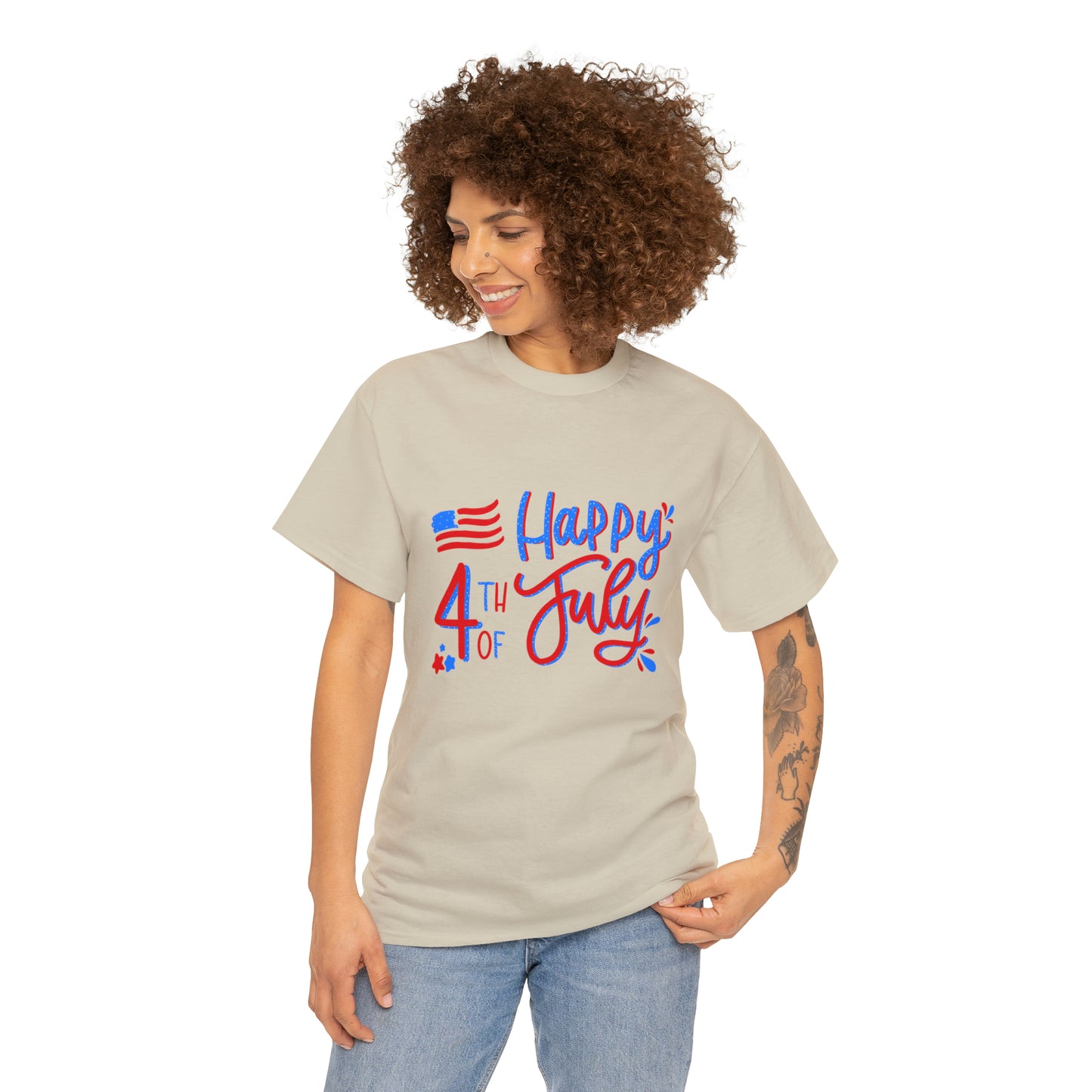 "Happy 4th Of July" T-Shirt - Weave Got Gifts - Unique Gifts You Won’t Find Anywhere Else!