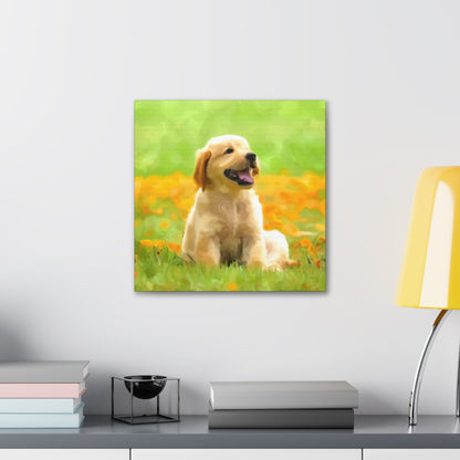 "Dog Painting Photo" Custom Wall Art - Weave Got Gifts - Unique Gifts You Won’t Find Anywhere Else!