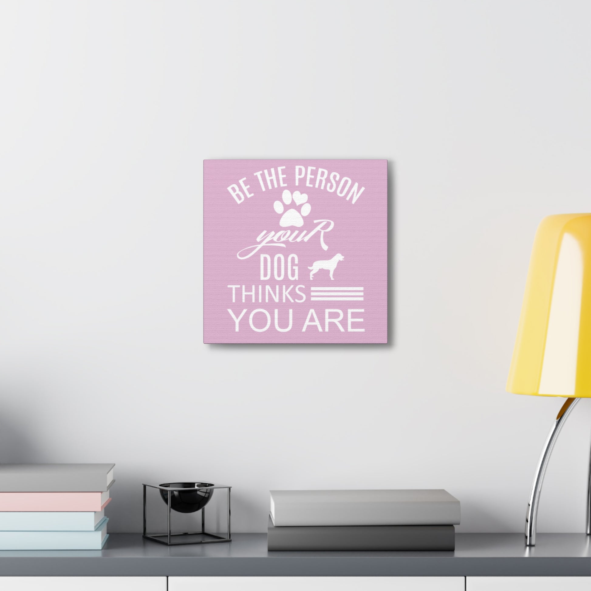 "PAWsitive Affirmation" Canvas Print - Weave Got Gifts - Unique Gifts You Won’t Find Anywhere Else!