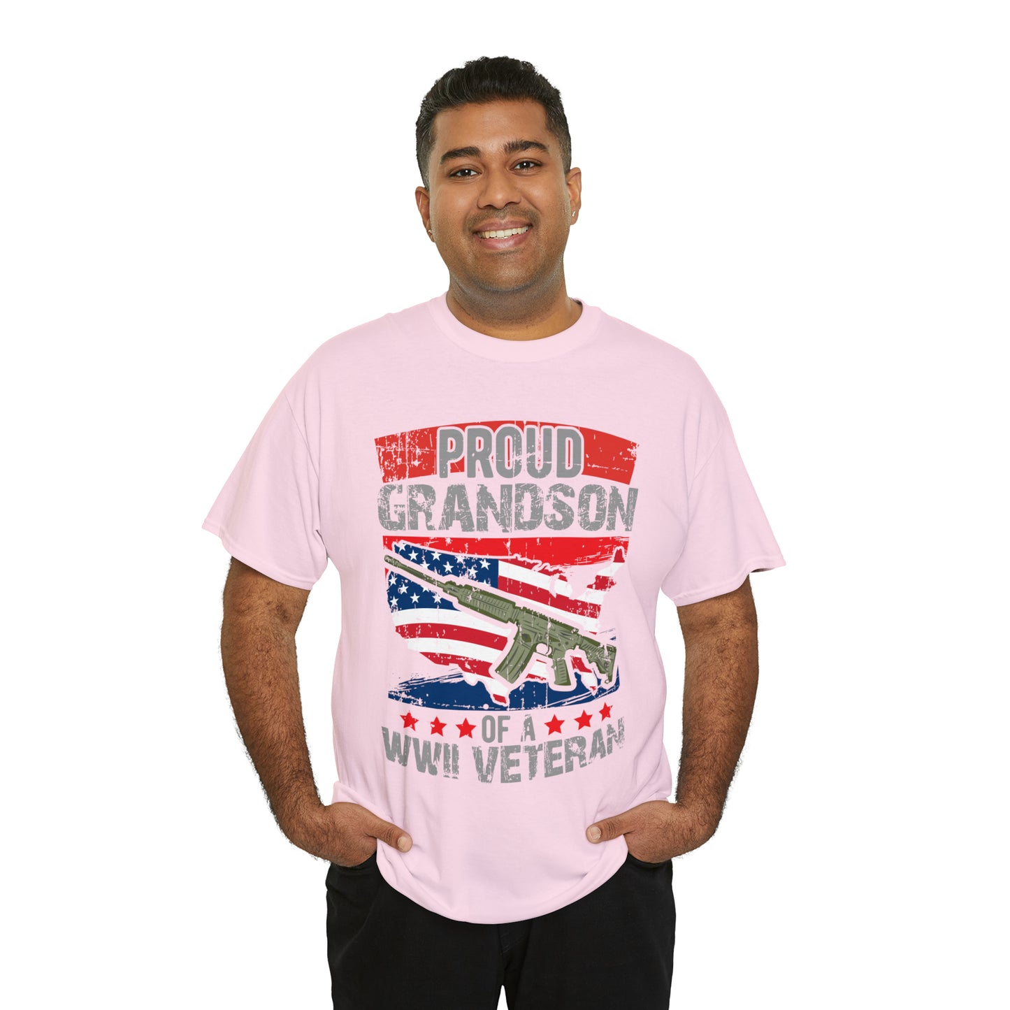 "Grandson Of WW2 Veteran" T-Shirt - Weave Got Gifts - Unique Gifts You Won’t Find Anywhere Else!