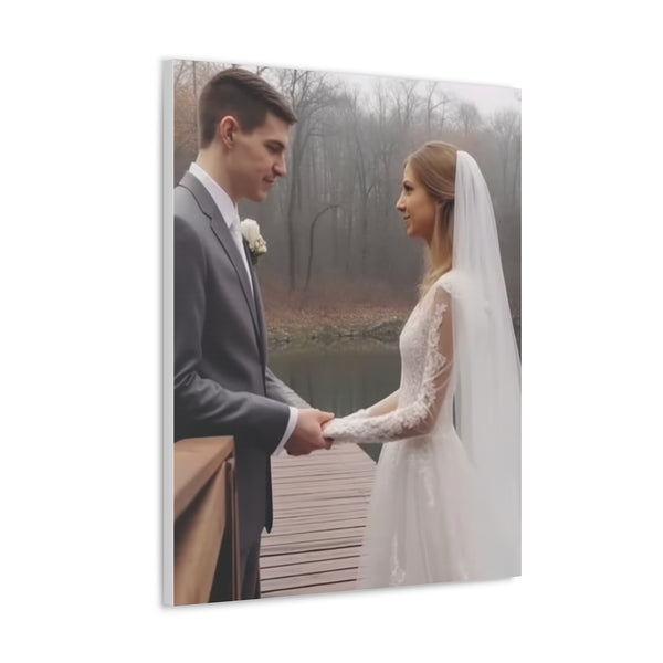 "Wedding Day" Custom Photo Wall Print - Weave Got Gifts - Unique Gifts You Won’t Find Anywhere Else!