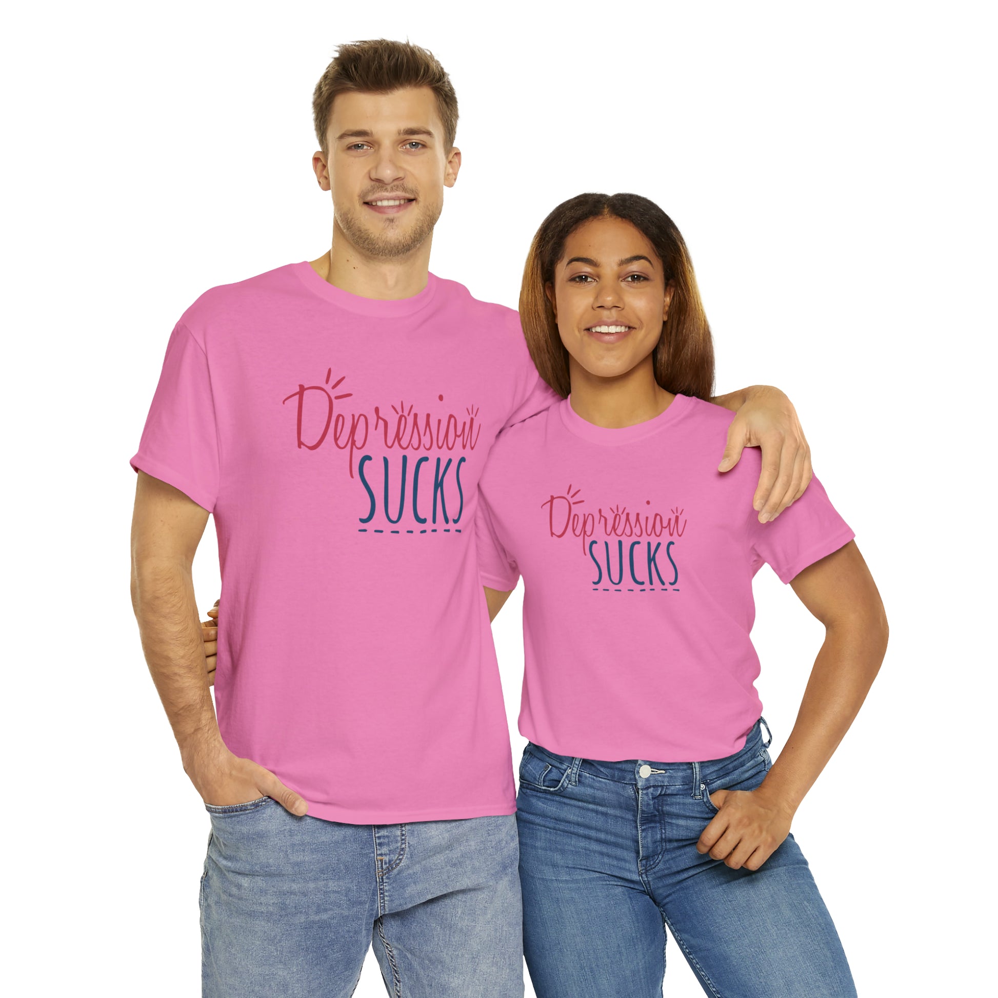 "Depression Sucks" T-Shirt - Weave Got Gifts - Unique Gifts You Won’t Find Anywhere Else!