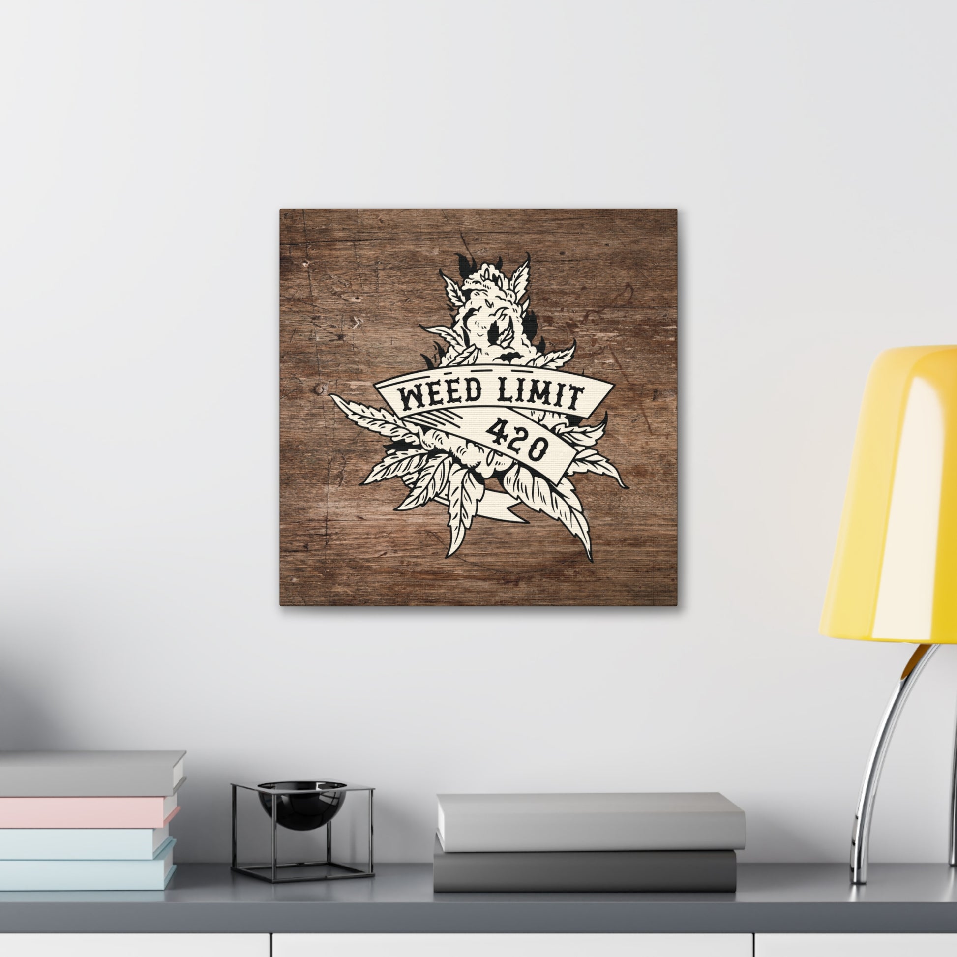 "Weed Limit 420" Wall Art - Weave Got Gifts - Unique Gifts You Won’t Find Anywhere Else!