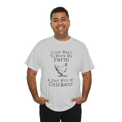 "Farm & Chickens" T-Shirt - Weave Got Gifts - Unique Gifts You Won’t Find Anywhere Else!