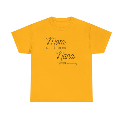 Custom Mom & Nana Shirt