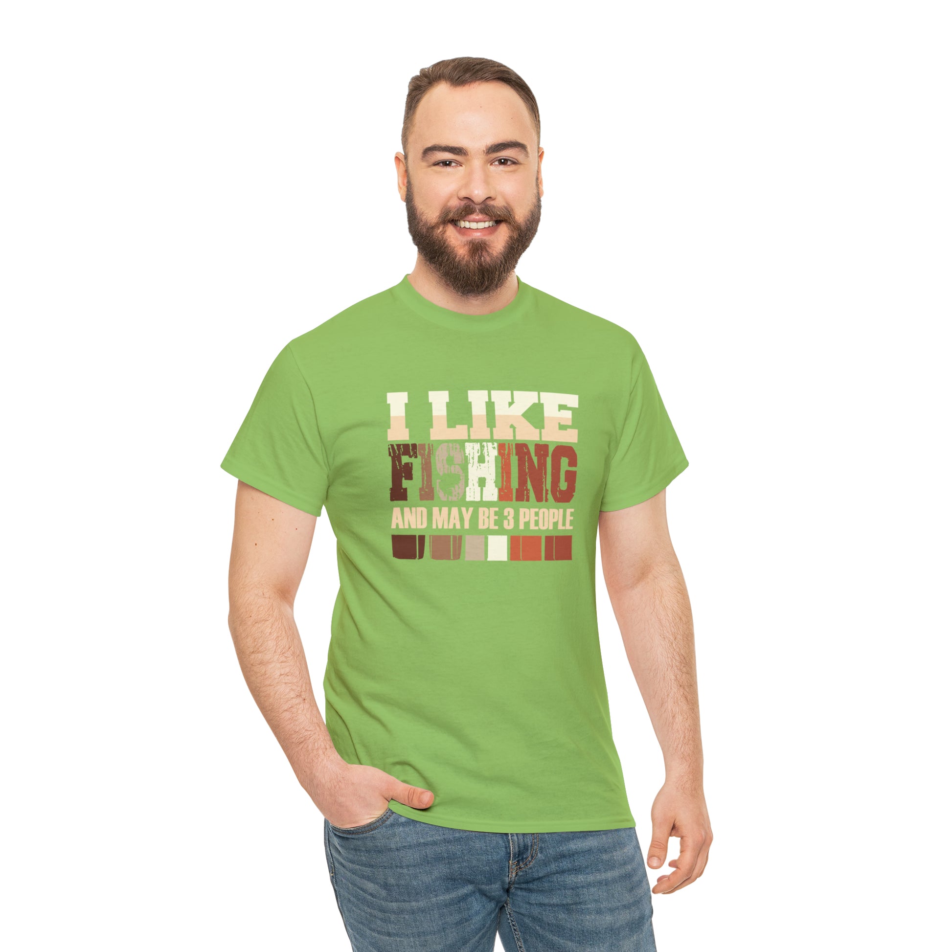 "I Like Fishing & Like 3 People" T-Shirt - Weave Got Gifts - Unique Gifts You Won’t Find Anywhere Else!