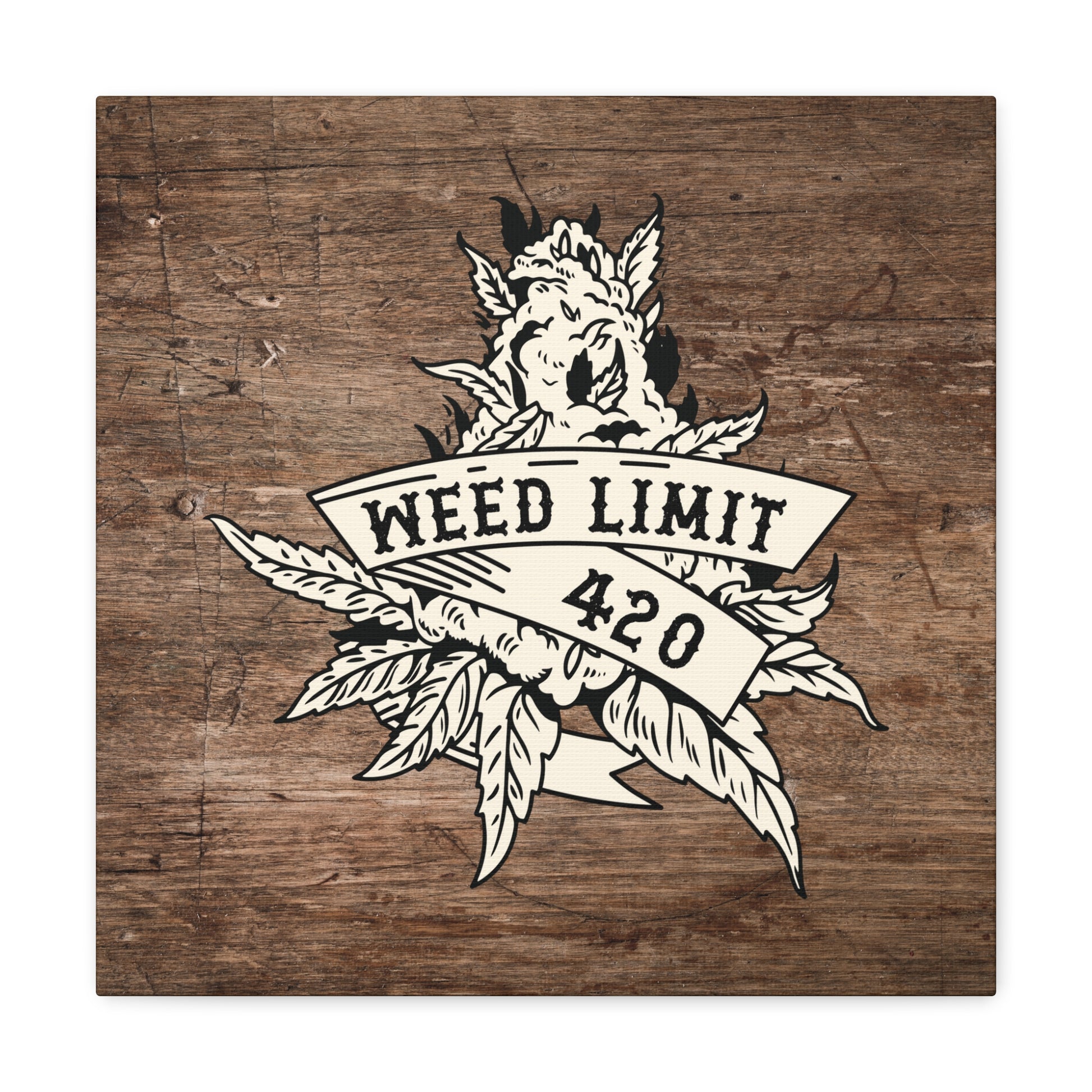 "Weed Limit 420" Wall Art - Weave Got Gifts - Unique Gifts You Won’t Find Anywhere Else!