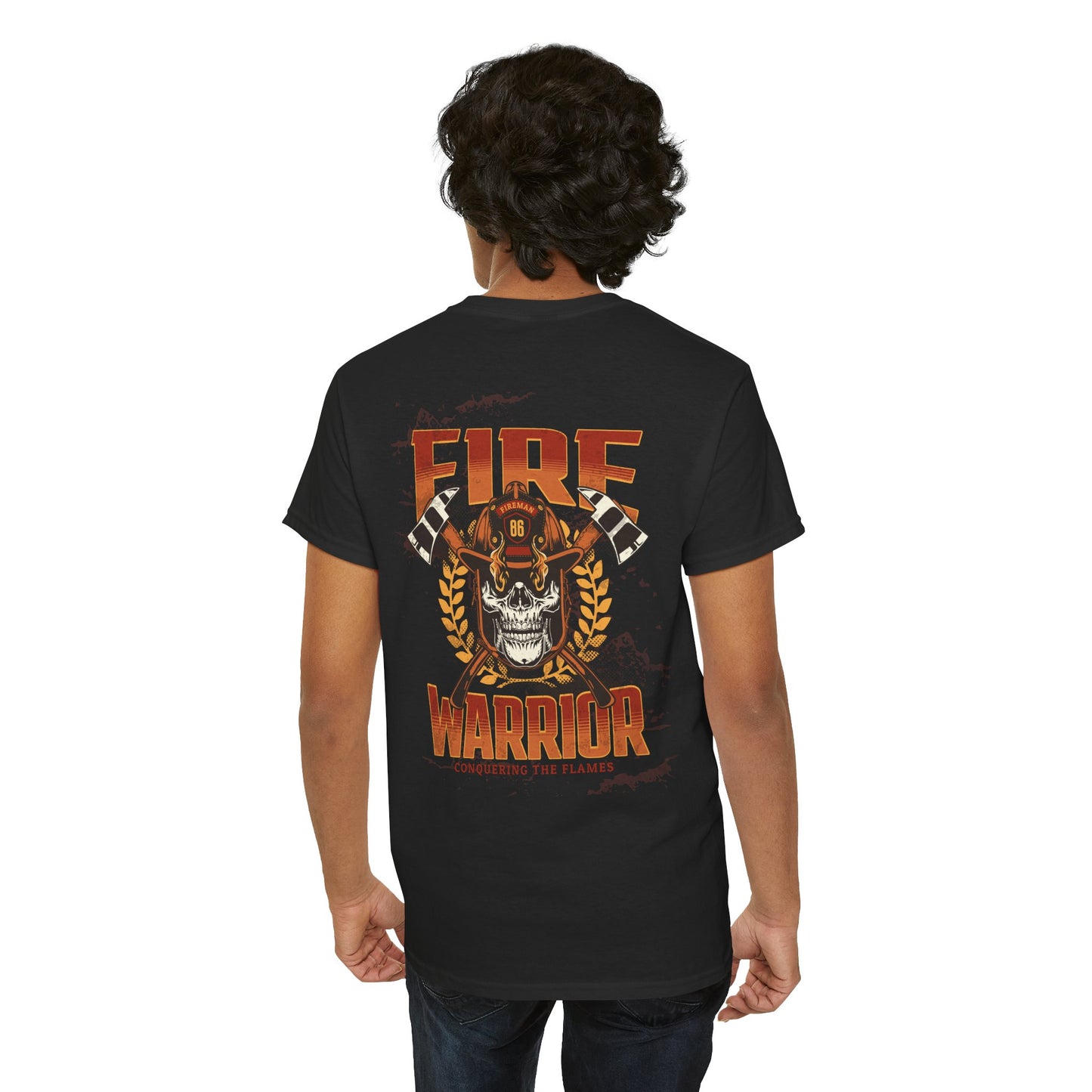 Fire Apparel – Fire Warrior Skeleton Firefighter Shirt

