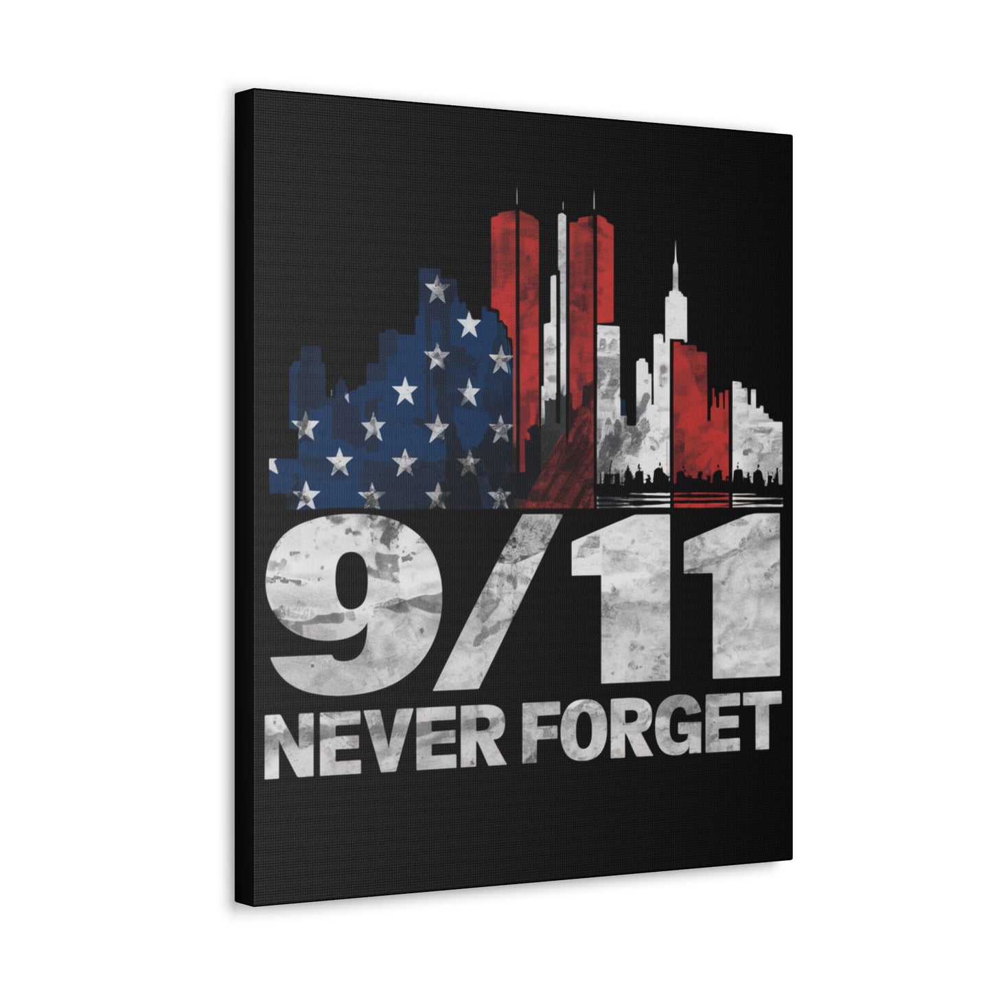 Never Forget 9/11: Canvas Wall Art