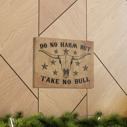 "Do No Harm But Take No Bull" Wall Art - Weave Got Gifts - Unique Gifts You Won’t Find Anywhere Else!