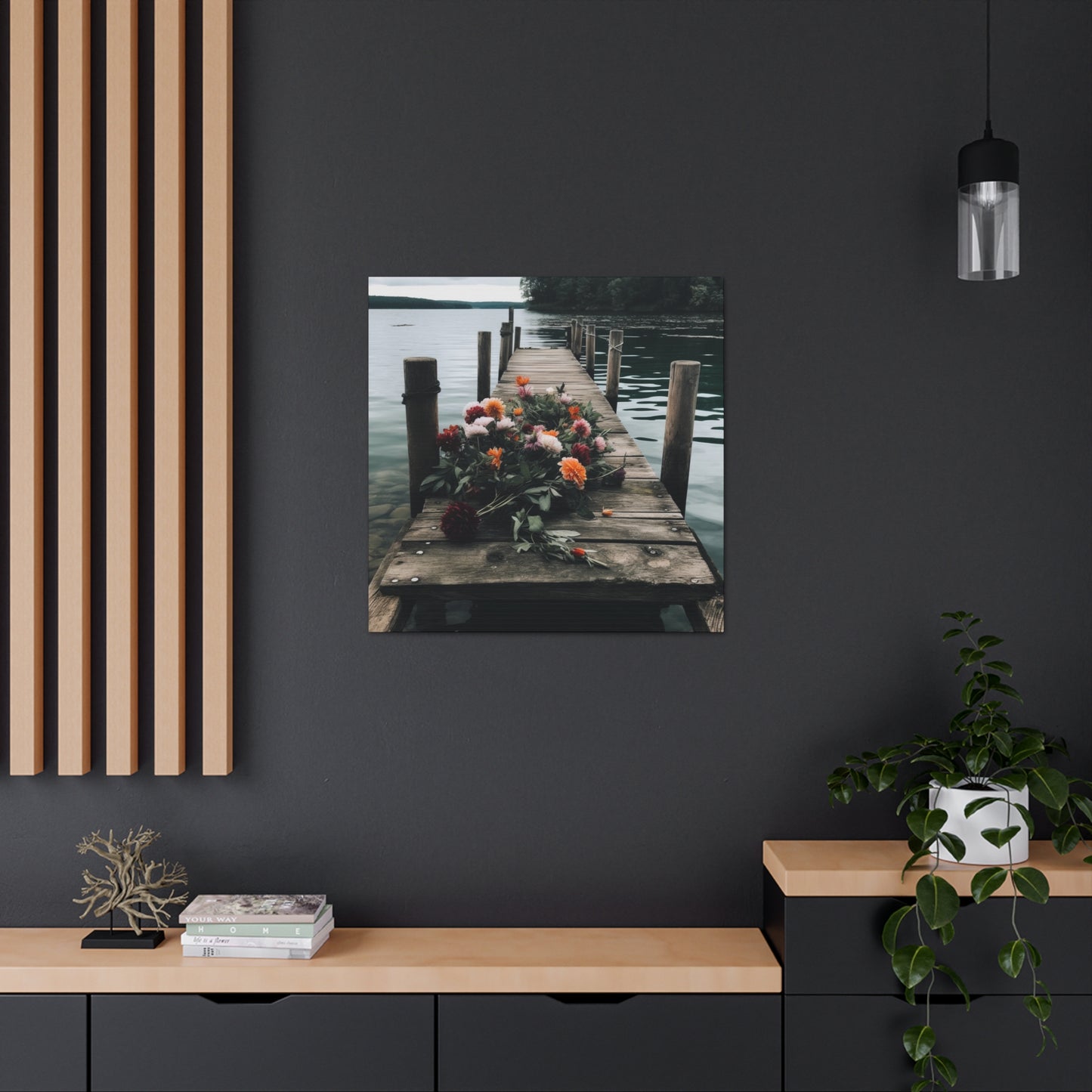 "Romantic Lake Photo" Wall Art - Weave Got Gifts - Unique Gifts You Won’t Find Anywhere Else!