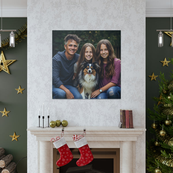 "Family Photo" Custom Wall Art - Weave Got Gifts - Unique Gifts You Won’t Find Anywhere Else!