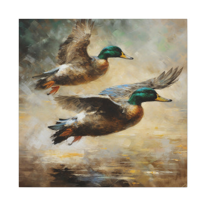 "Pair Of Ducks Flying" Wall Art - Weave Got Gifts - Unique Gifts You Won’t Find Anywhere Else!