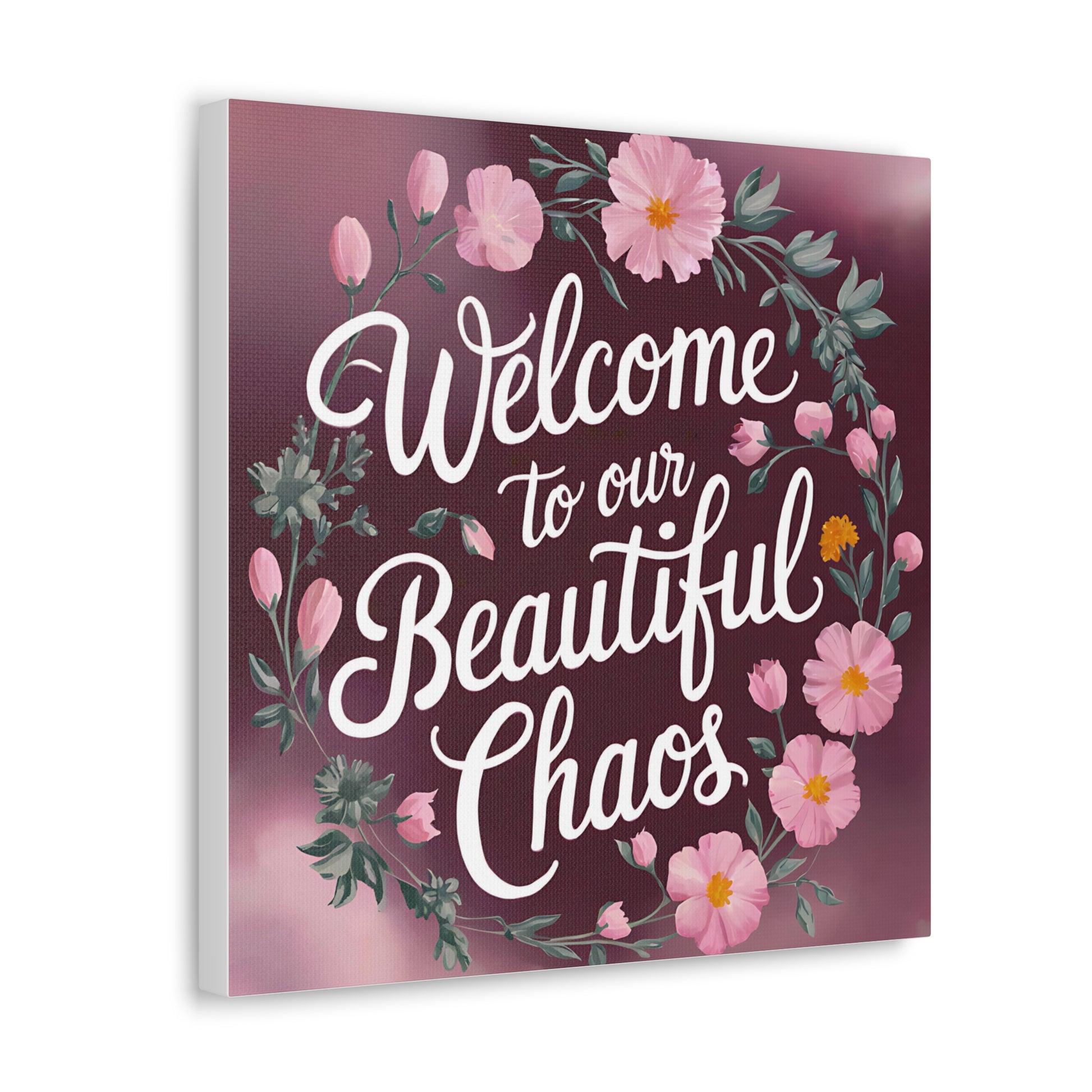 Chic welcome to our beautiful chaos canvas in modern style
