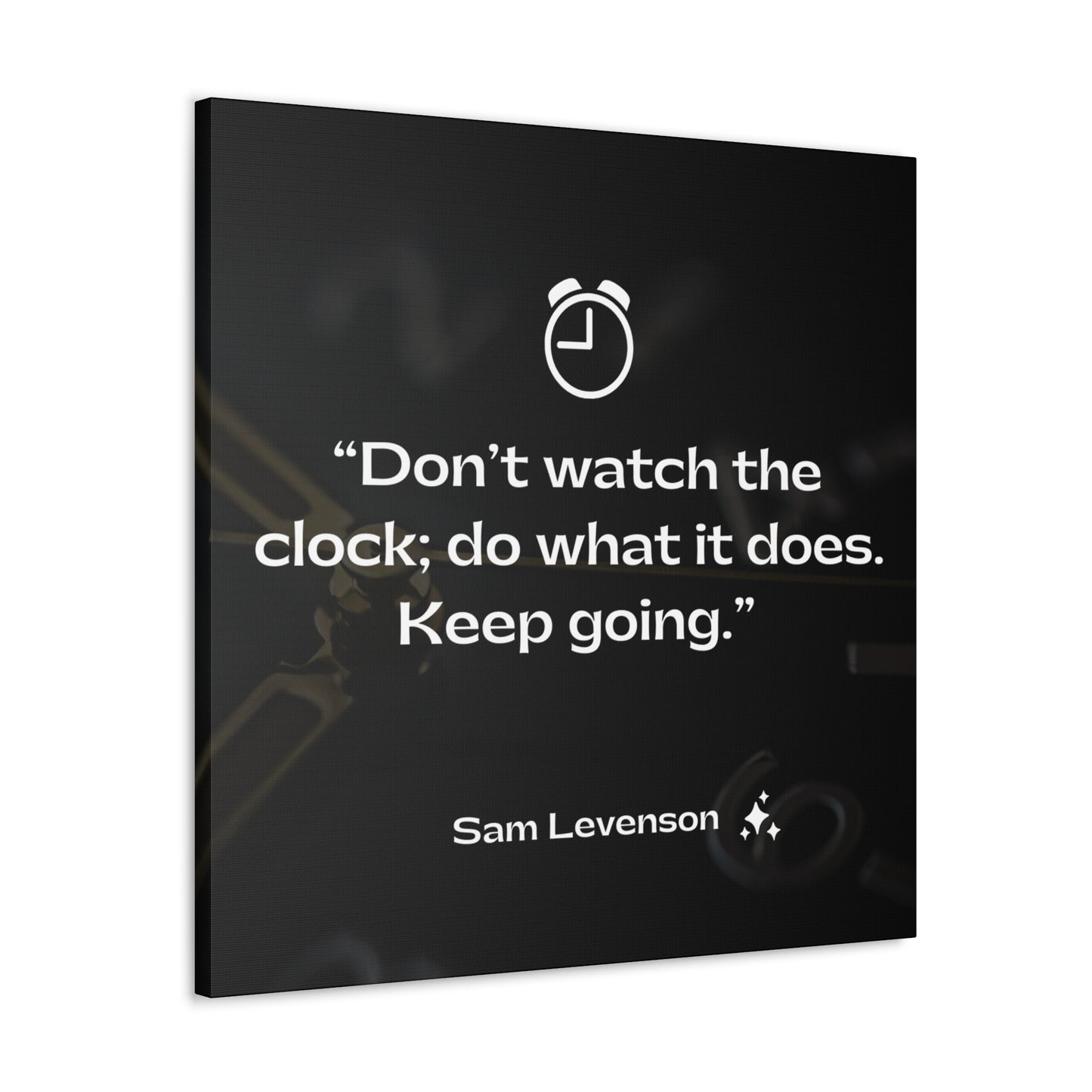 "Don't Watch The Clock, Keep Going" Wall Art - Weave Got Gifts - Unique Gifts You Won’t Find Anywhere Else!