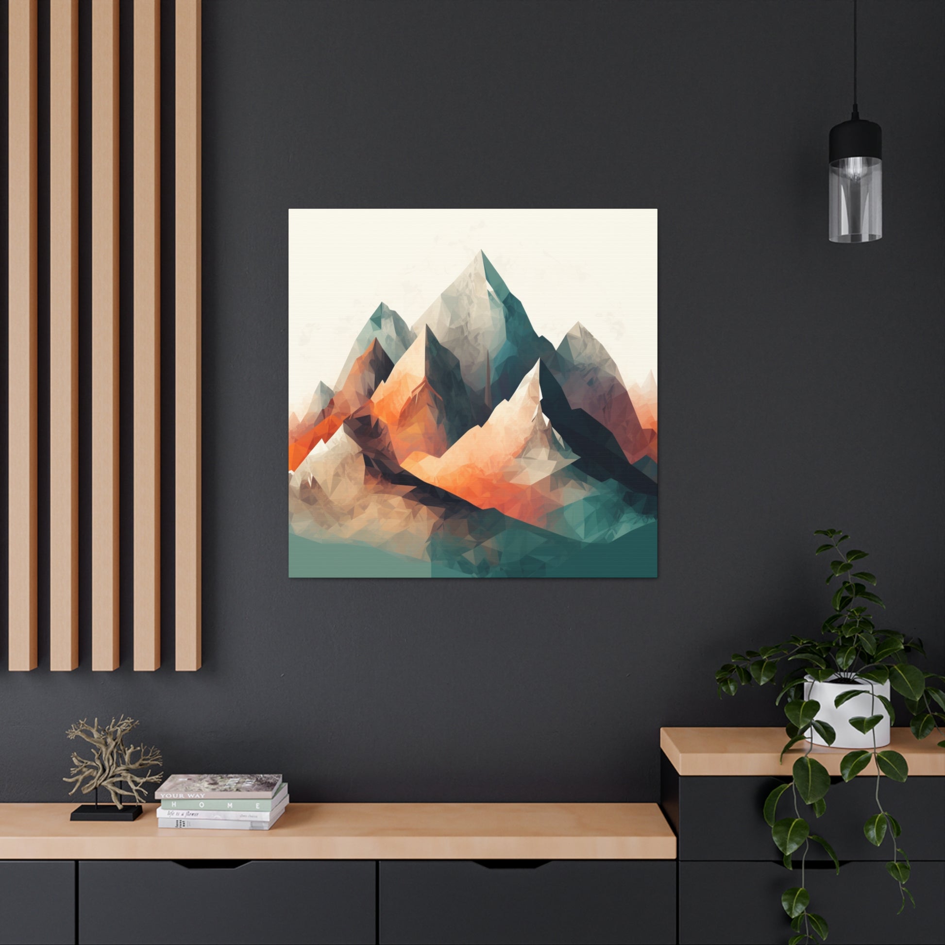 "Modern Boho Mountains" Wall Art - Weave Got Gifts - Unique Gifts You Won’t Find Anywhere Else!