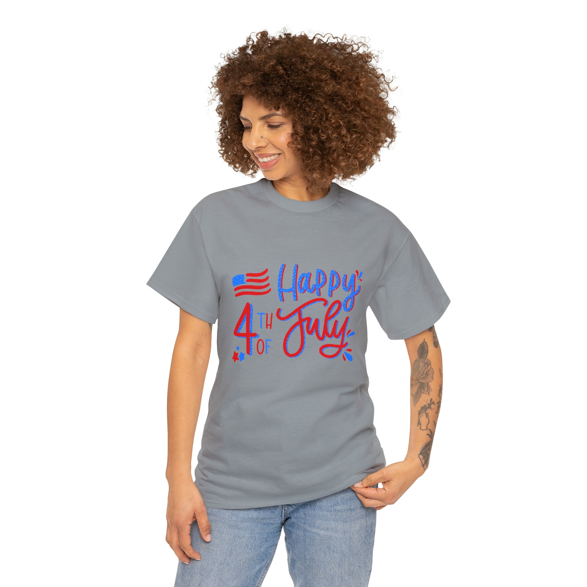 "Happy 4th Of July" T-Shirt - Weave Got Gifts - Unique Gifts You Won’t Find Anywhere Else!