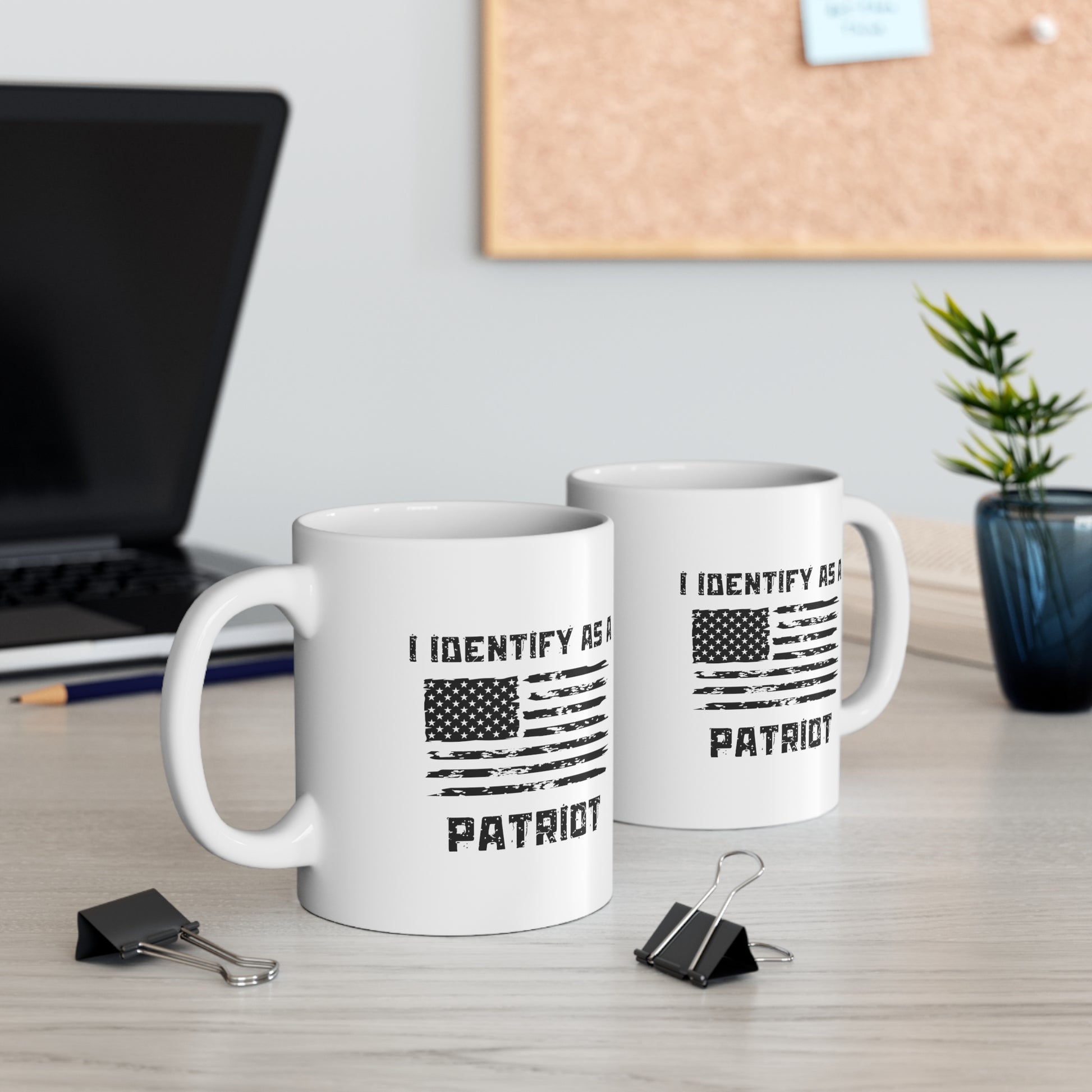 "I Identify As A Patriot" Coffee Mug 11oz - Weave Got Gifts - Unique Gifts You Won’t Find Anywhere Else!