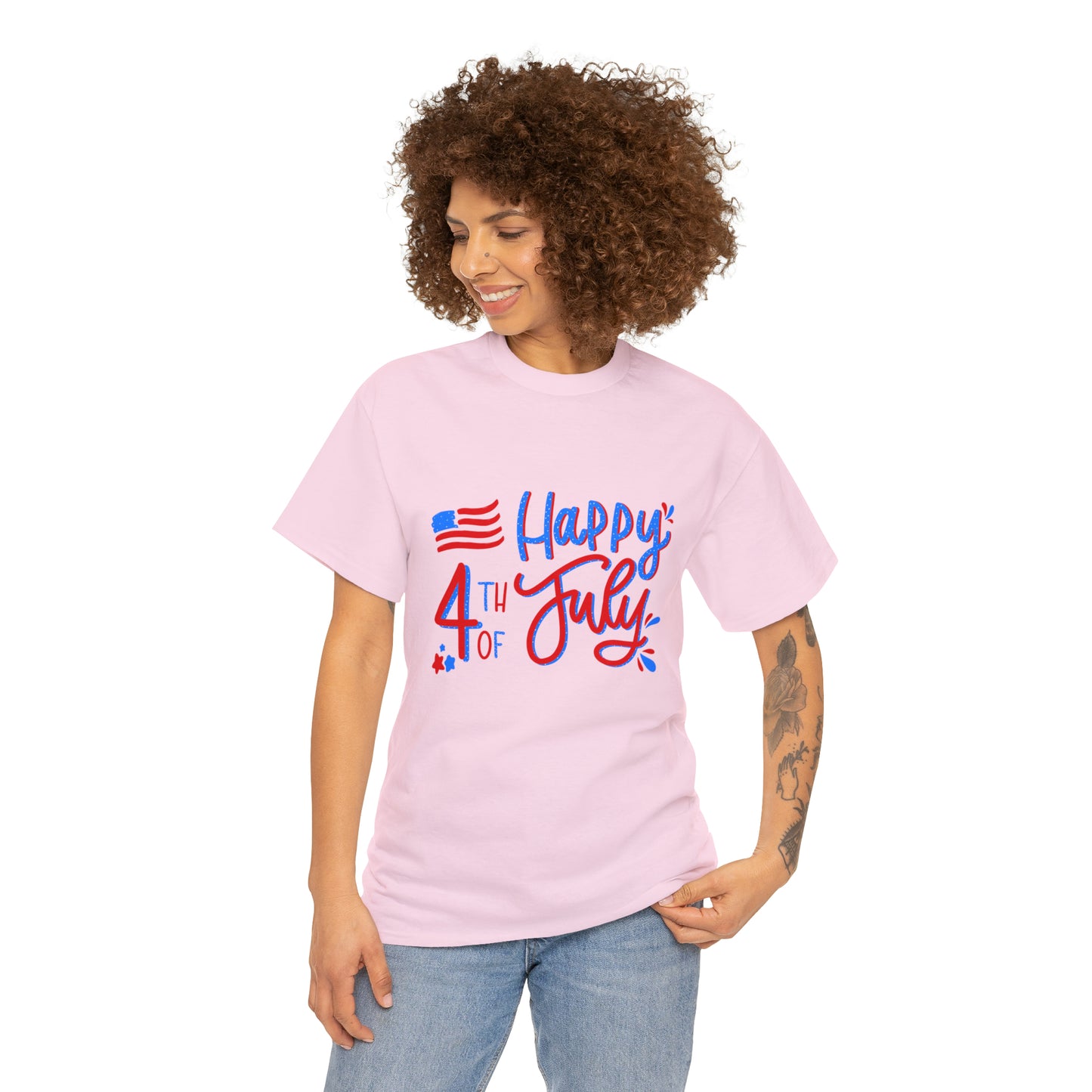 "Happy 4th Of July" T-Shirt - Weave Got Gifts - Unique Gifts You Won’t Find Anywhere Else!