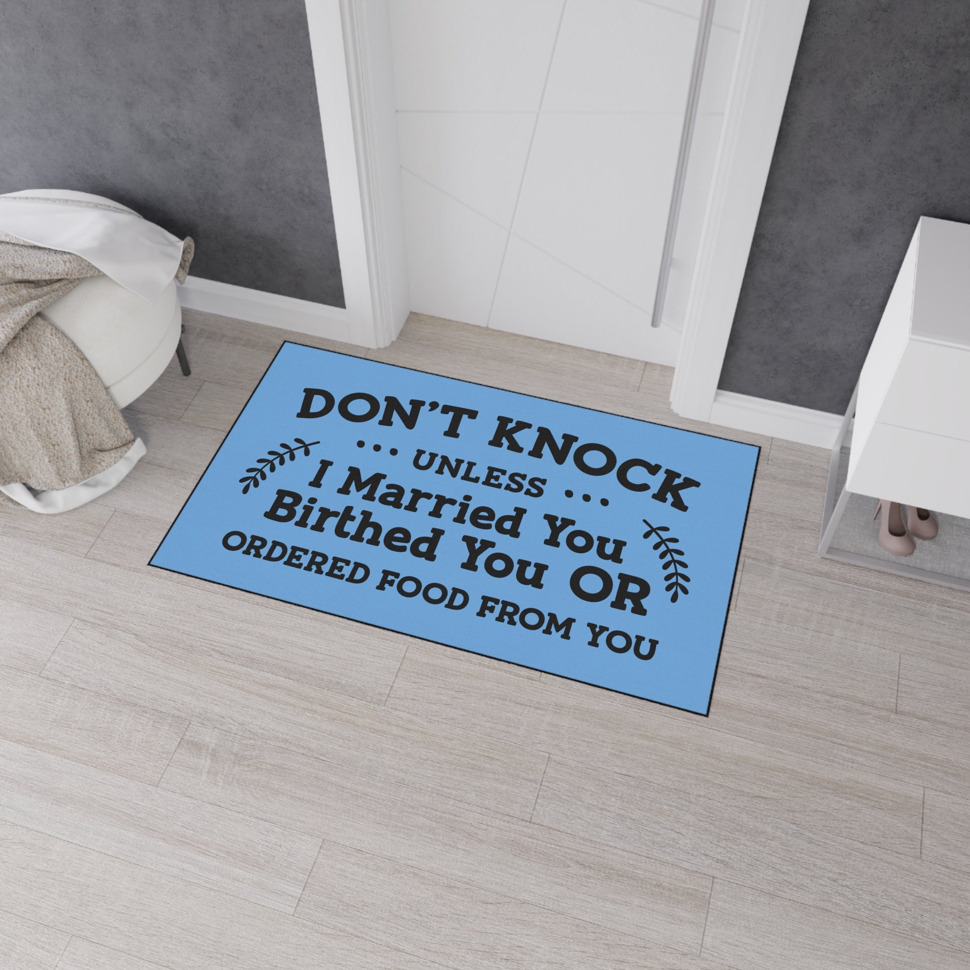 "Don't Knock" Door Mat - Weave Got Gifts - Unique Gifts You Won’t Find Anywhere Else!