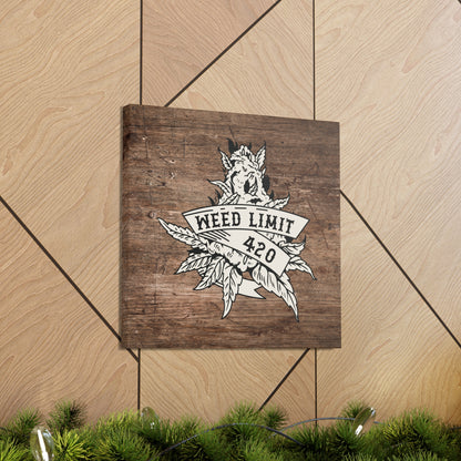 "Weed Limit 420" Wall Art - Weave Got Gifts - Unique Gifts You Won’t Find Anywhere Else!