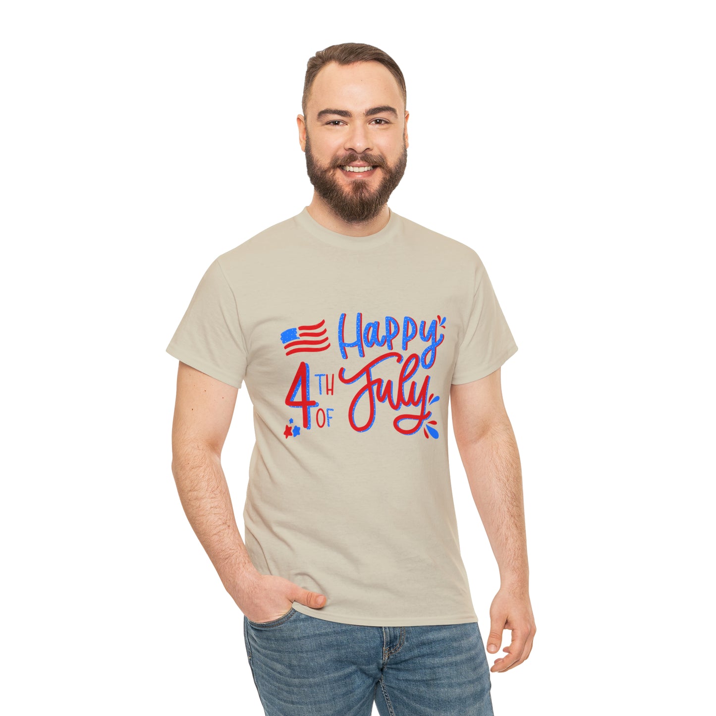 "Happy 4th Of July" T-Shirt - Weave Got Gifts - Unique Gifts You Won’t Find Anywhere Else!