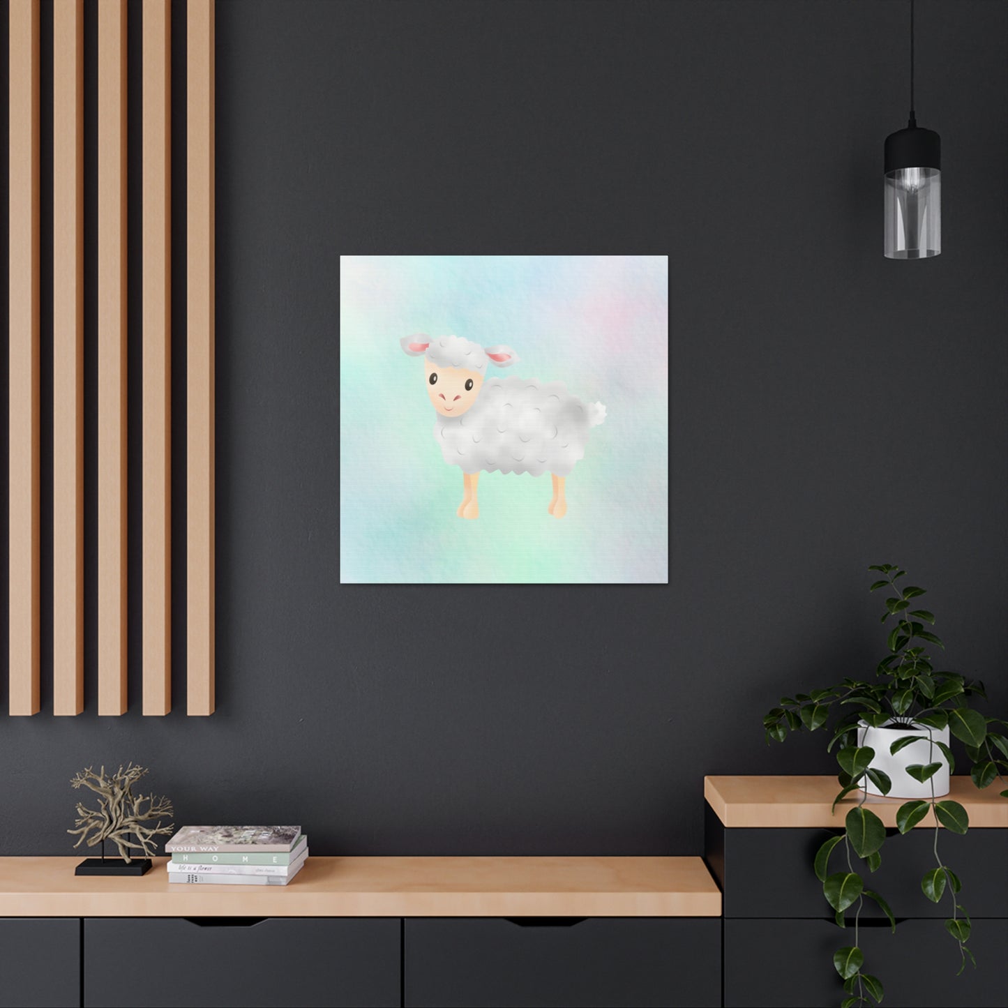 "Baby Lamb" Wall Art - Weave Got Gifts - Unique Gifts You Won’t Find Anywhere Else!