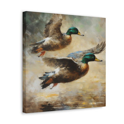 "Pair Of Ducks Flying" Wall Art - Weave Got Gifts - Unique Gifts You Won’t Find Anywhere Else!