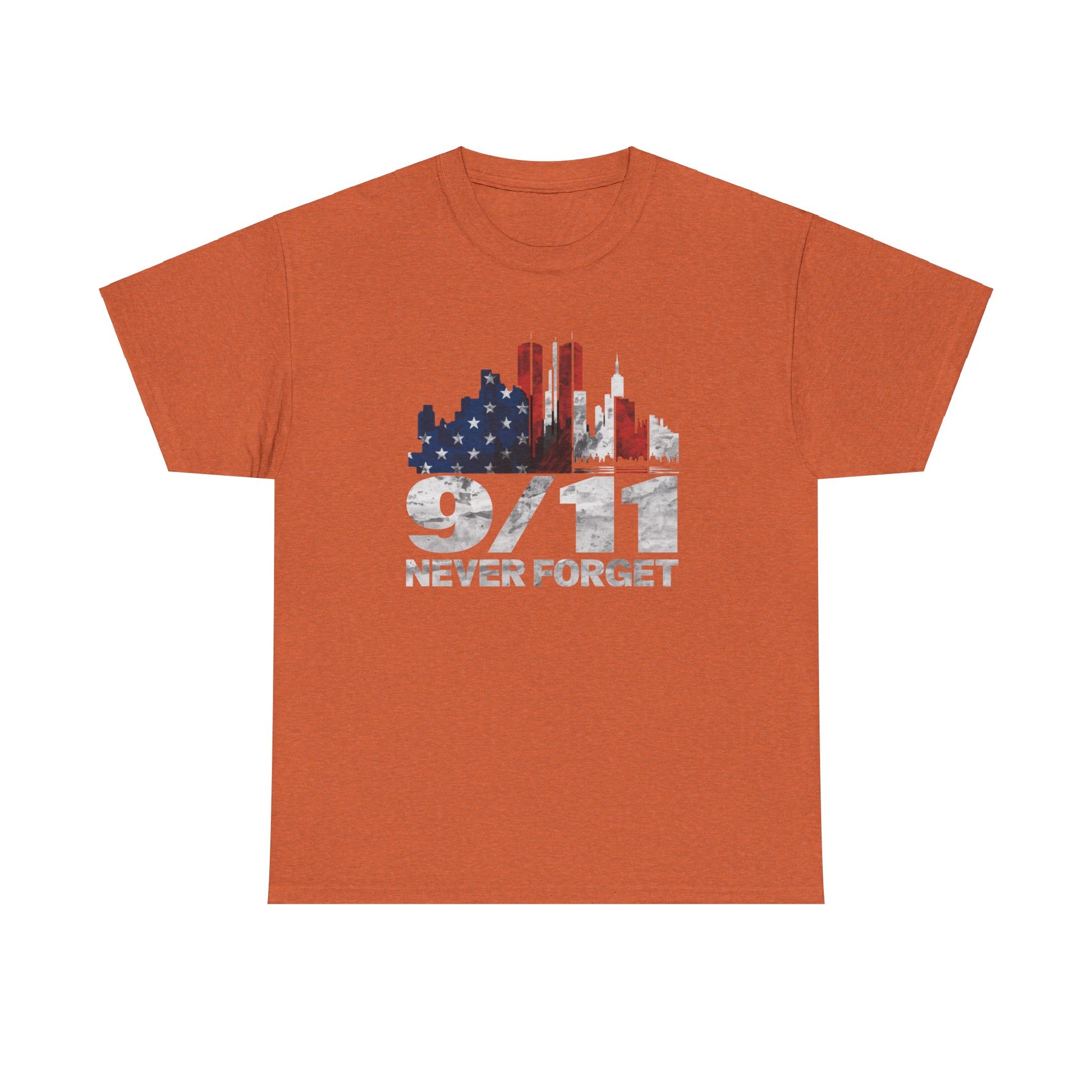 Memorial t-shirt with 9/11 Twin Towers
