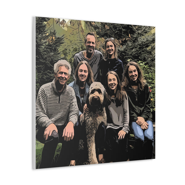 "Family Portrait" Custom Wall Art - Weave Got Gifts - Unique Gifts You Won’t Find Anywhere Else!