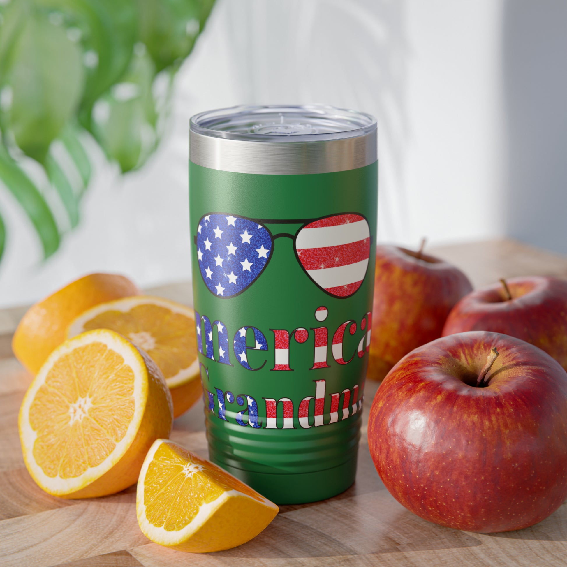 "American Grandma" Ring neck Tumbler - Weave Got Gifts - Unique Gifts You Won’t Find Anywhere Else!