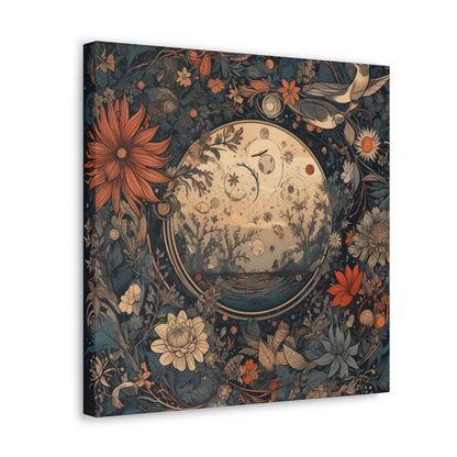 "Floral Celestial" Canvas Print - Weave Got Gifts - Unique Gifts You Won’t Find Anywhere Else!