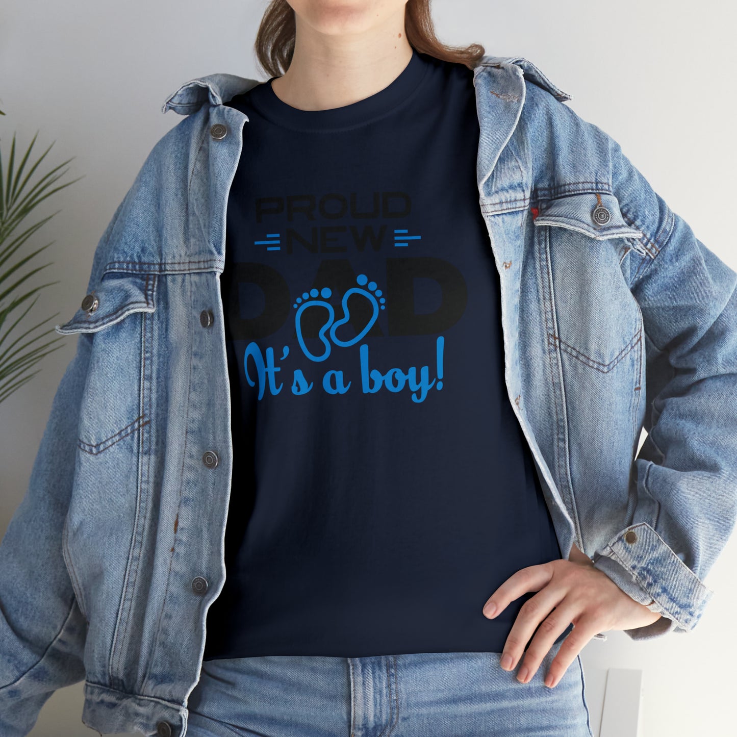 "New Boy Dad" T-Shirt - Weave Got Gifts - Unique Gifts You Won’t Find Anywhere Else!