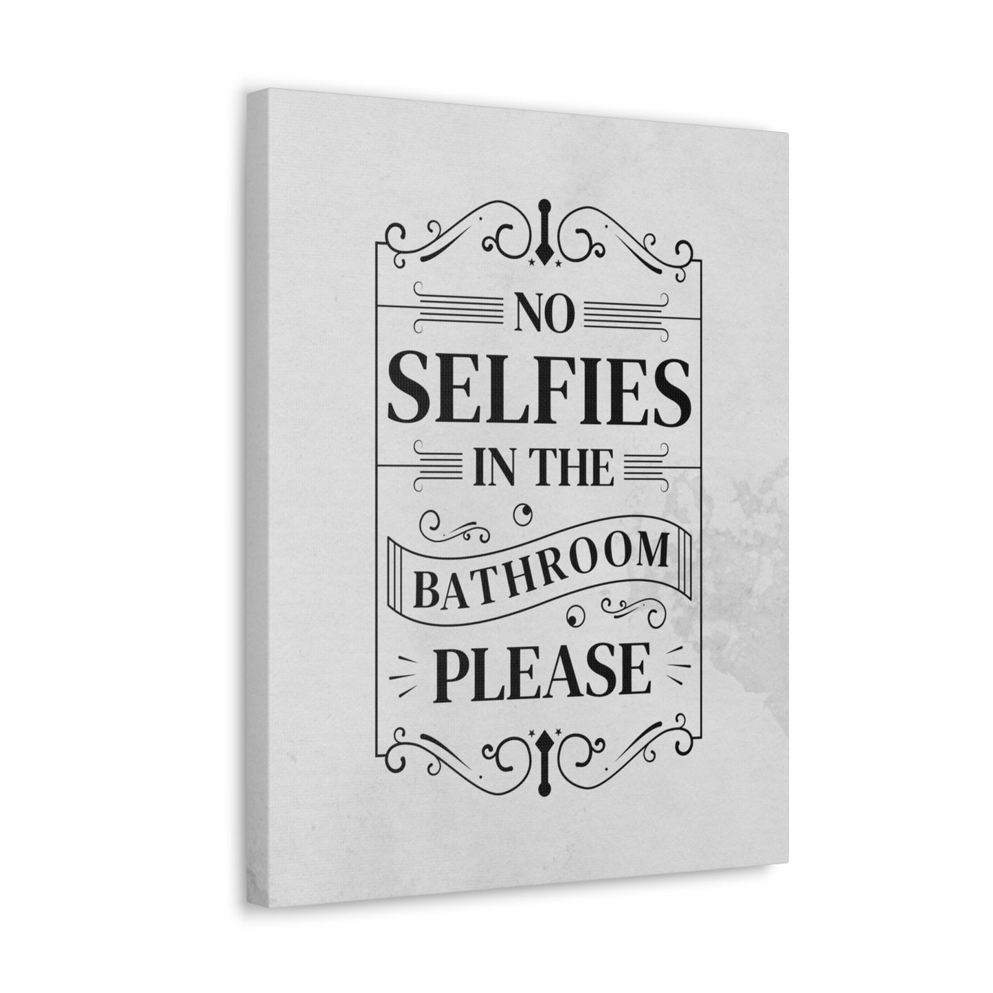 "No Bathroom Selfies" Wall Art - Weave Got Gifts - Unique Gifts You Won’t Find Anywhere Else!