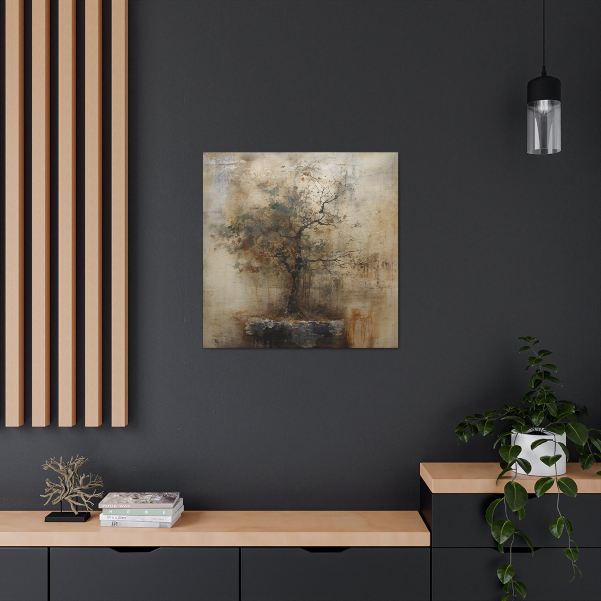 "Wabi Sabi Tree Painting" Wall Art - Weave Got Gifts - Unique Gifts You Won’t Find Anywhere Else!