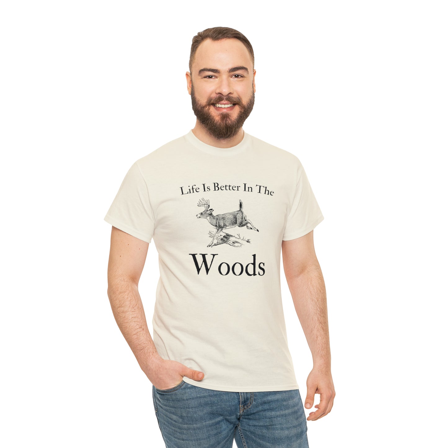 "Life Is Better In The Woods" T-Shirt - Weave Got Gifts - Unique Gifts You Won’t Find Anywhere Else!