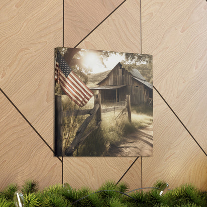 "Rustic American Farm" Wall Art - Weave Got Gifts - Unique Gifts You Won’t Find Anywhere Else!