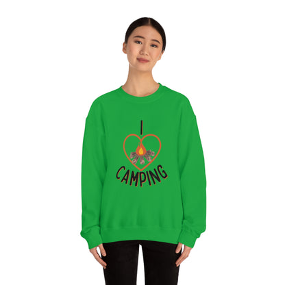 "I Love Camping" Crewneck Sweatshirt - Weave Got Gifts - Unique Gifts You Won’t Find Anywhere Else!